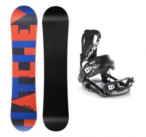 Hatchey Drift Junior dětský snowboard + Raven Fastec FT 270 black vázání - 125 cm + L (EU 42-44)