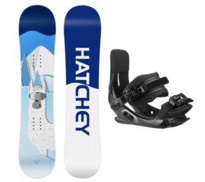 Hatchey Poco Loco dětský snowboard + Sp Junior 180 dětské vázání - 90 cm + white XS/S - EU 32-36