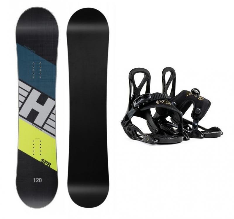 Hatchey SPR Kid dětský snowboard + Beany Kido vázání - 105 cm + EU (EU 25-31)