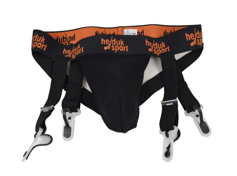 Hejduk Black YTH dětský hokejový suspenzor s podvazky - Dětská