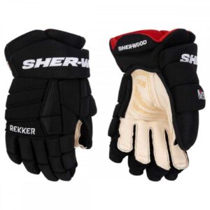 Hokejové rukavice Sher-wood Rekker M90 SR - černá