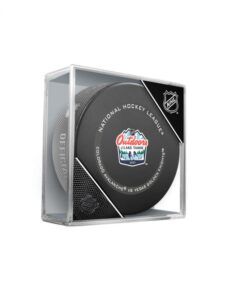 InGlasCo Fanouškovský puk NHL Lake Tahoe Official Game Puck (1ks) - Philadelphia Flyers-Boston Bruins