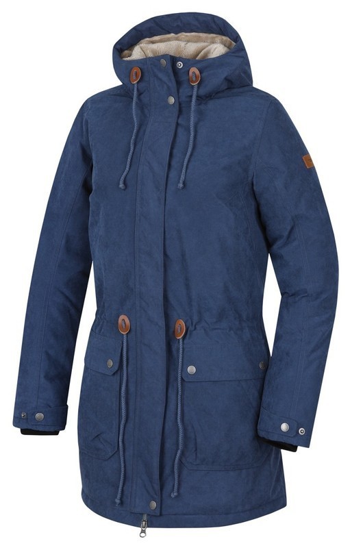 Kabát HANNAH Olowu dark denim