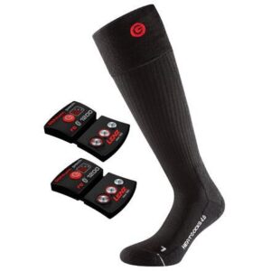 Lenz Heat Sock 4.0 Set vyhřívané ponožky černá - S