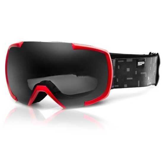 Lyžařské brýle Spokey EVANS červeno-šedé