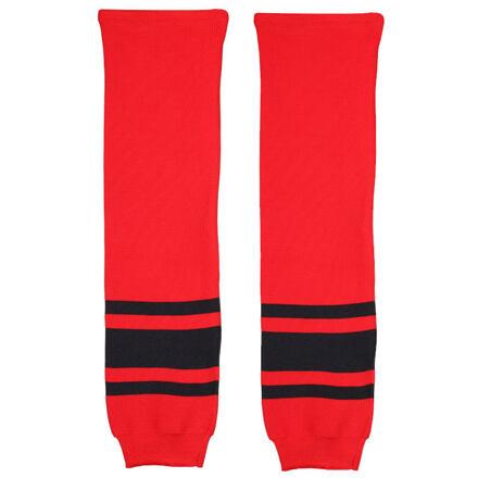 Merco Motor hokejové štulpny senior červená-černá - 1 pár