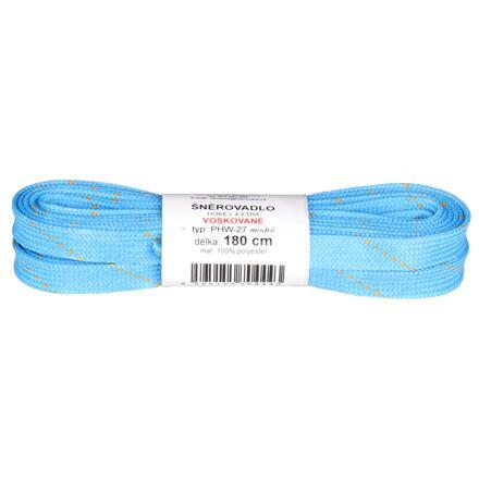 Merco PHW-10 tkaničky do bruslí voskované modrá sv. - 180 cm