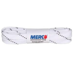 Merco PHW-12 tkaničky do bruslí voskované bílá - 240 cm