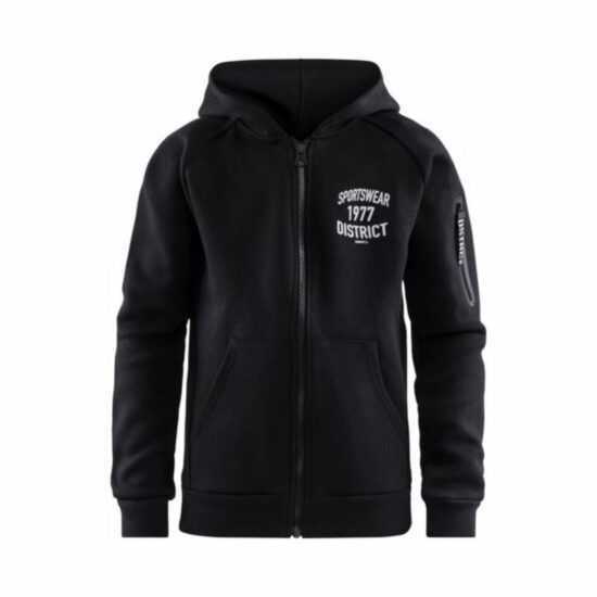 Mikina CRAFT District Hood Zip 1907215-999000
