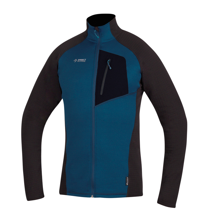 Mikina Direct Alpine Gavia black/petrol/blue