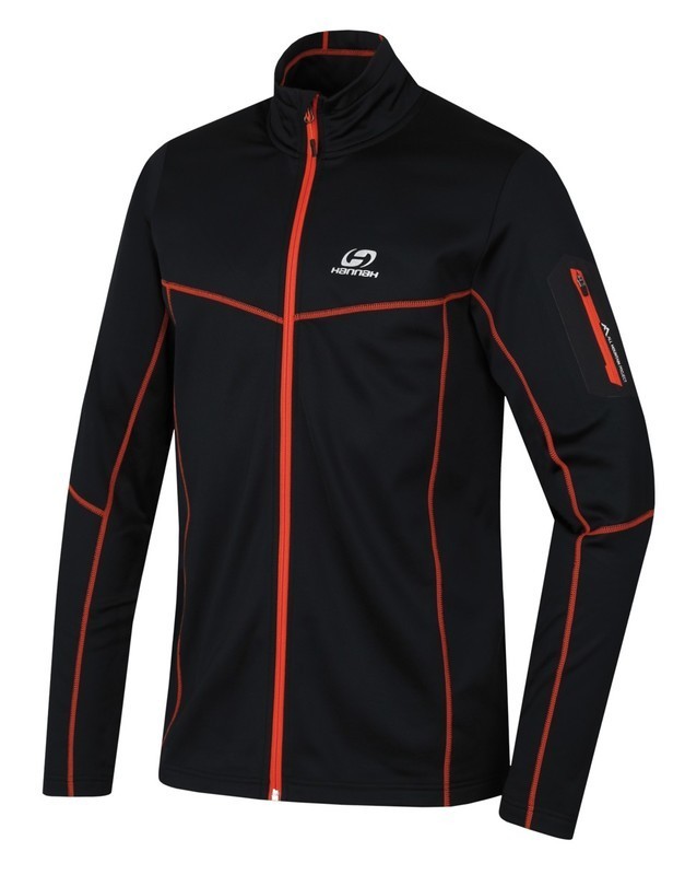 Mikina HANNAH Tiller anthracite (orange)