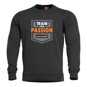 Mikina PENTAGON® Hawk Train Your Passion černá