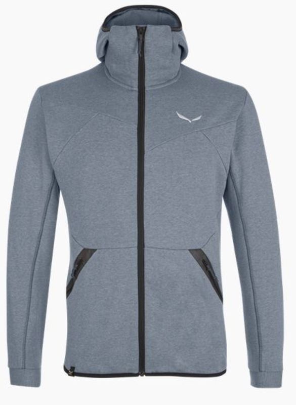 Mikina Salewa SOLID LOGO DRY M FULL-ZIP HOODY 27404-0316