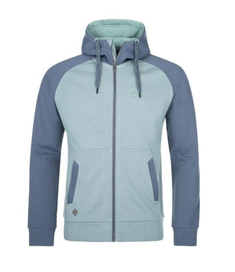 Pánská bavlněná mikina Kilpi ATTEAN-M světle modrá