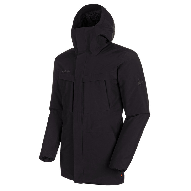 Pánská bunda Mammut Chamuera HS Thermo Hooded Parka Men black 0001