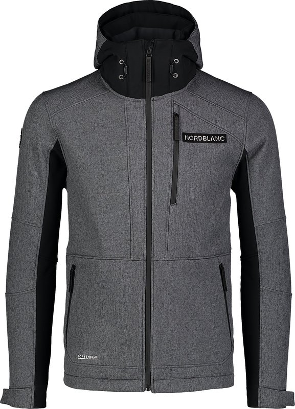 Pánská lyžařská softshell bunda Nordblanc Struggle NBWSM7322_GRM