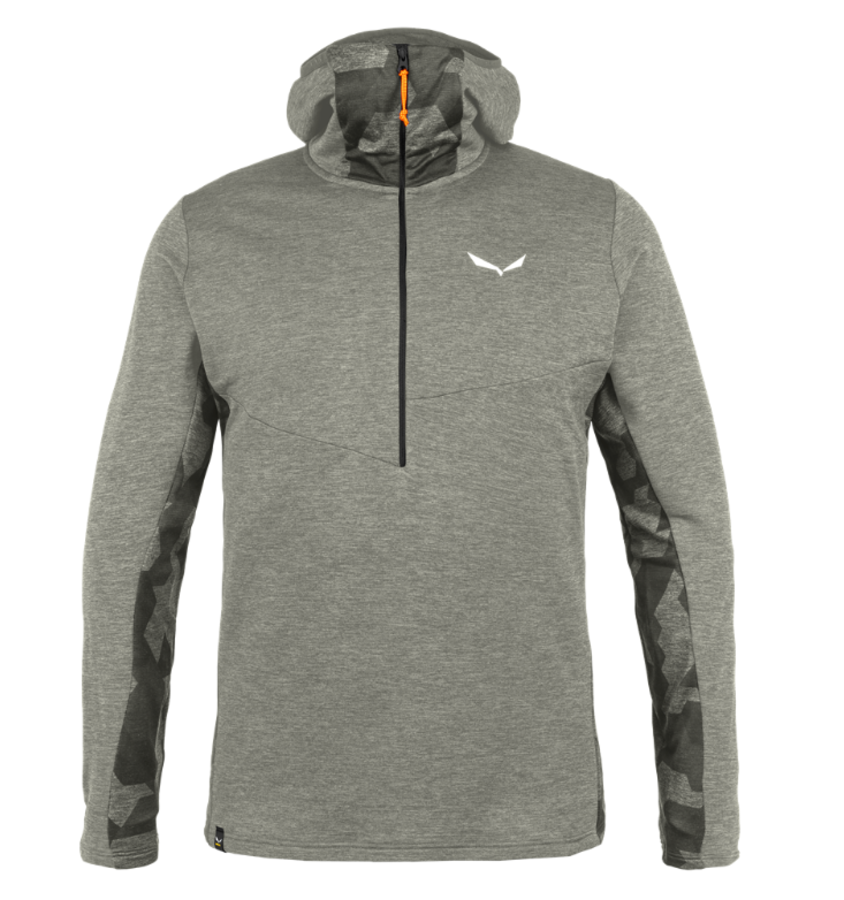 Pánská mikina Salewa Boe Merino heather grey 28201-0624