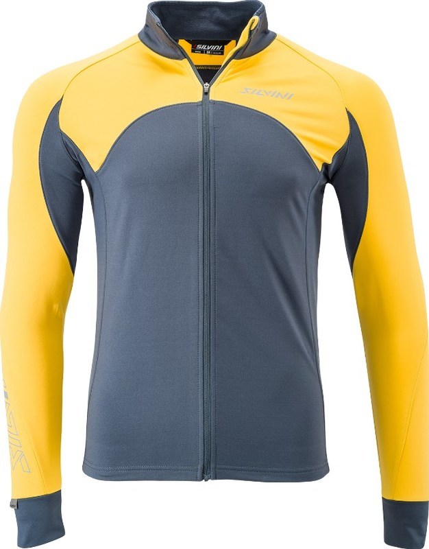 Pánská mikina Silvini Matese Pro MJ1507 charcoal/yellow