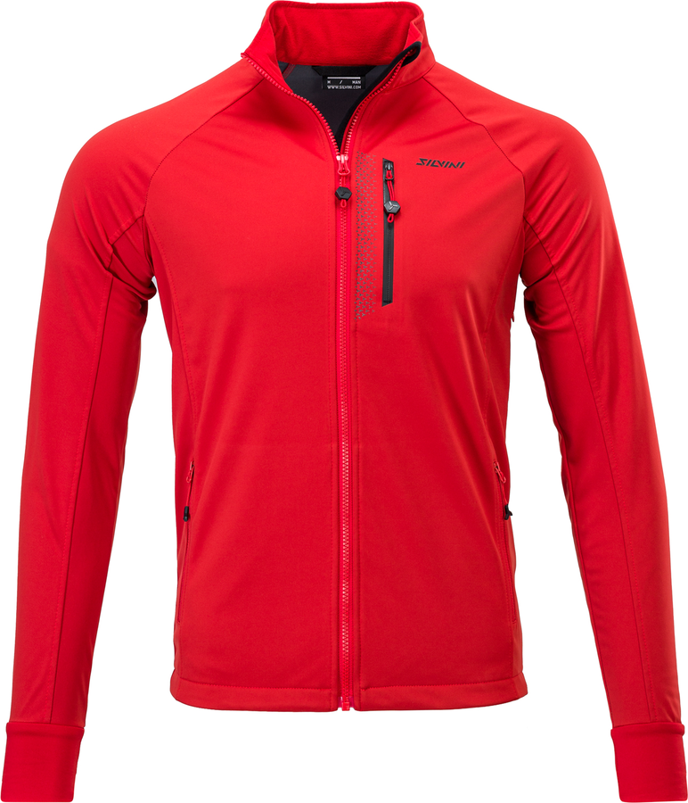 Pánská sportovní bunda Silvini Anteo MJ1743 red-black