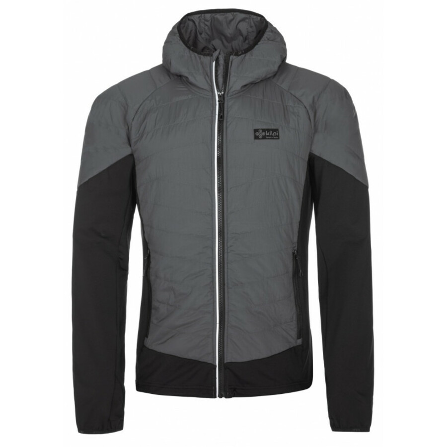 Pánská zateplená mikina Kilpi GARES-M tmavě šedá