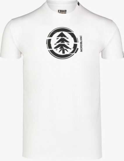 Pánské bavlněné triko Nordblanc UNVIS bílá NBSMT7392_BLA