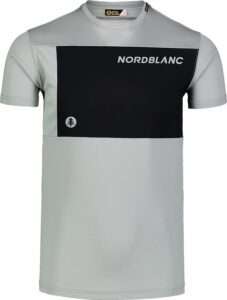 Pánské fitness tričko Nordblanc Grow šedé NBSMF7460_SSM