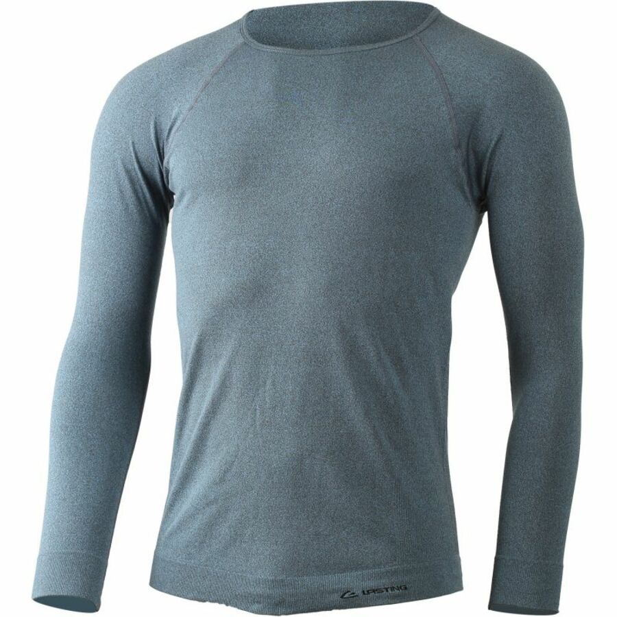 Pánské funkční triko Lasting MOL-5880 modrý melír