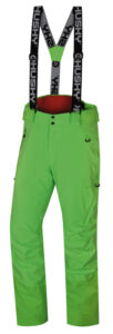 Pánské lyžařské kalhoty Husky Mitaly M neonově zelená