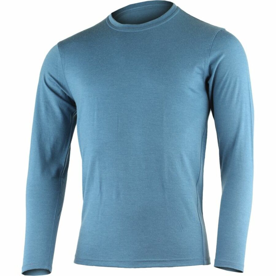 Pánské merino triko Lasting LOGAN-5454 modré