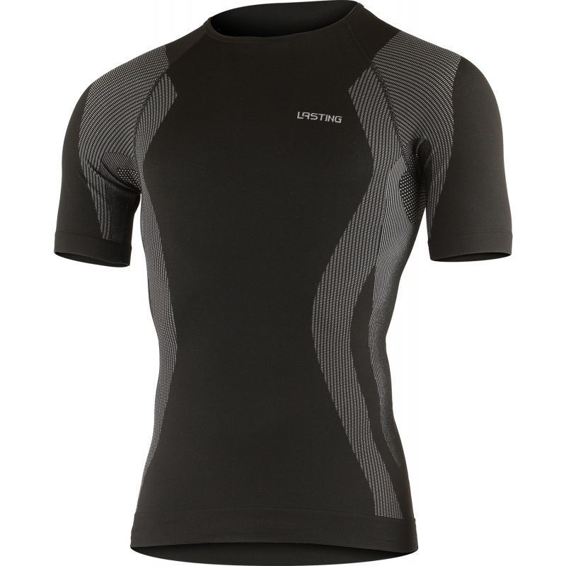 Pánské merino triko Lasting MATY 9080 černé