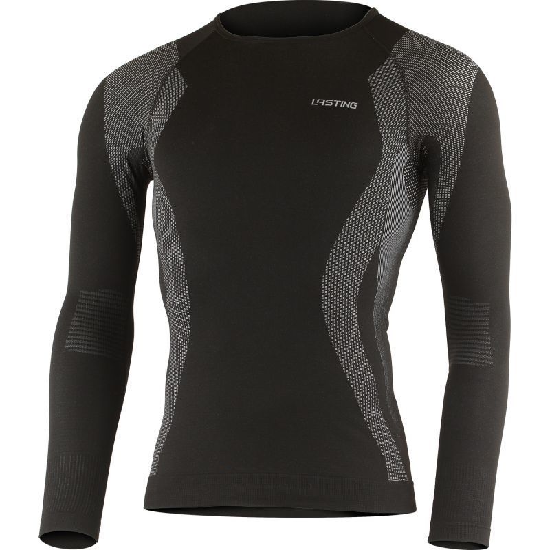 Pánské merino triko Lasting MAXI 9080 černé