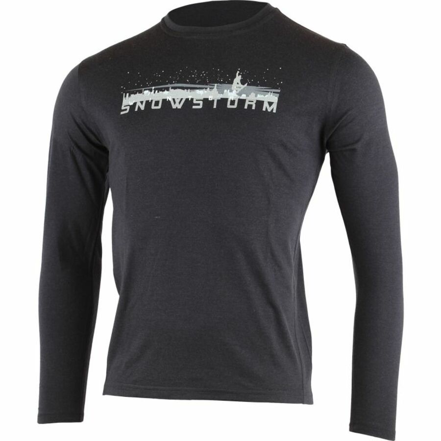 Pánské merino triko dl.rukáv Lasting LOKAJ-5959 tm. modré