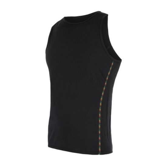 Pánské scampolo Sensor MERINO AIR černé 17200001