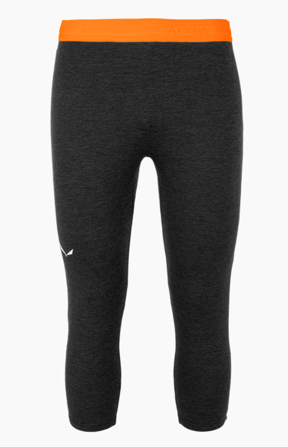 Pánské spodky Salewa Boe Merino 3/4 black out 28203-0910