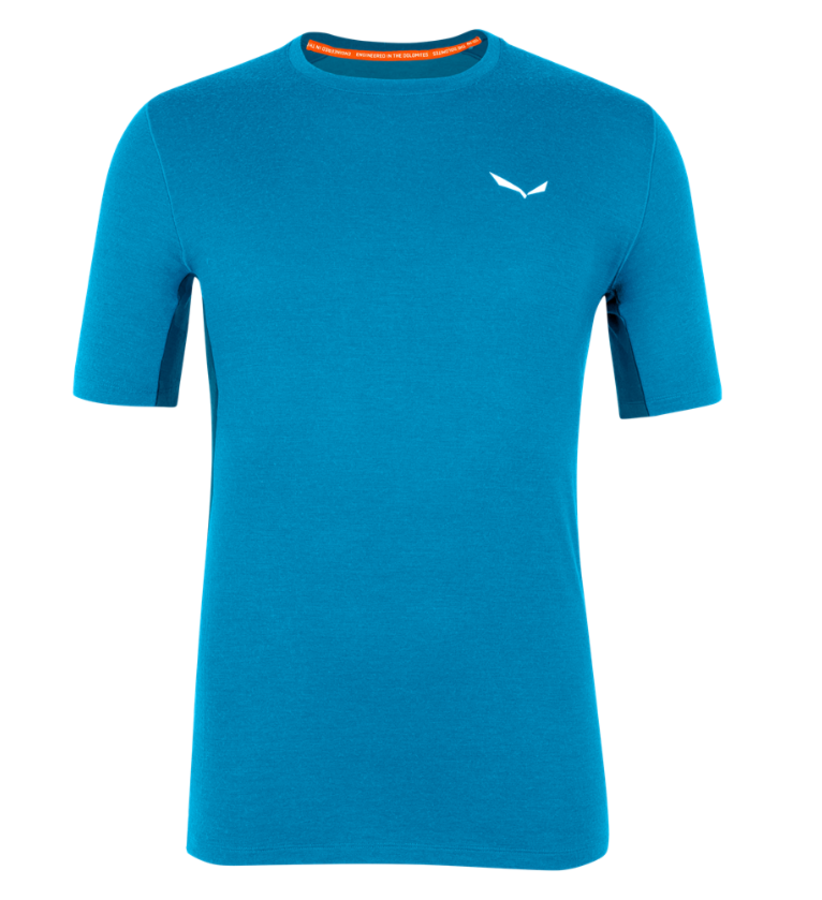 Pánské termo tričko Salewa Cristallo warm merino responsive cloisonne blue 28207-8660