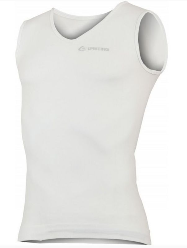 Pánské termo triko Lasting Mack 0180 bílá