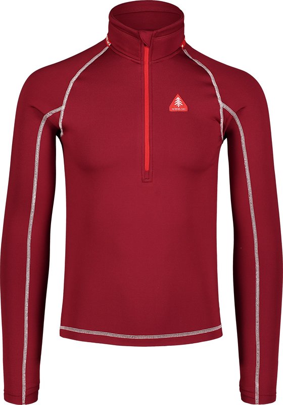 Pánské termo triko Nordblanc Fierce vínové NBBMD7087_HCA