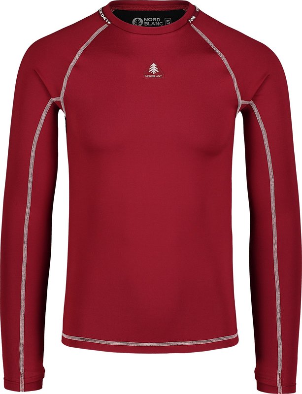 Pánské termo triko Nordblanc Lusty červená NBBMD7086_HCA