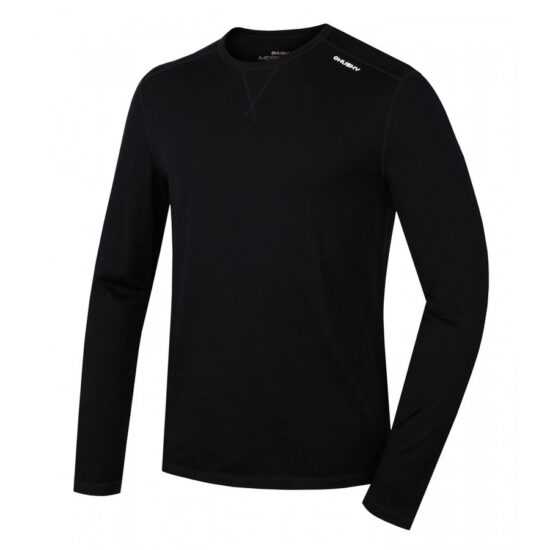 Pánské termo triko dl. rukáv Husky Merino černé