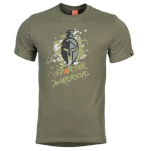 Pánské tričko PENTAGON® Spartan Warrior zelená