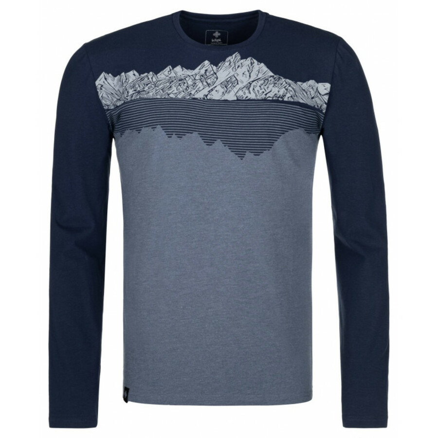Pánské tričko s dlouhým rukávem Kilpi DRUMON-M modrá