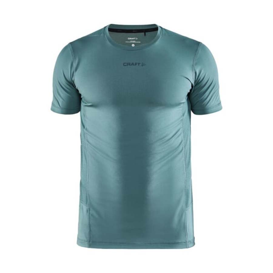 Pánské triko CRAFT ADV Essence SS 1908753-697000 tmavě zelená
