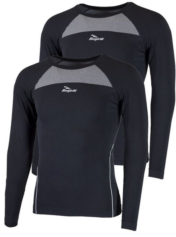 Pánské triko Rogelli CORE dl.rukáv - 2 ks