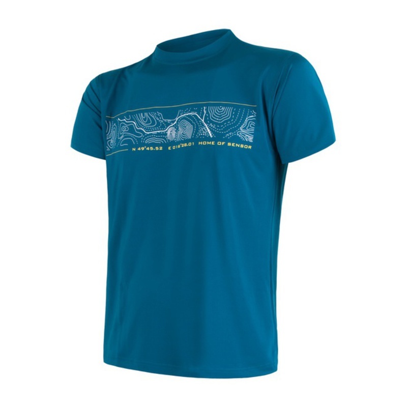 Pánské triko Sensor COOLMAX FRESH PT GPS safír 17100013