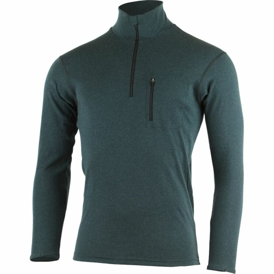 Pánské vlněné triko Lasting BREND-5759 petrolejová