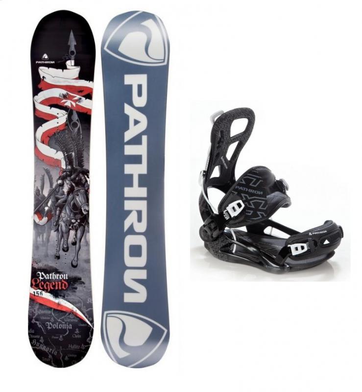 Pathron Legend snowboard + Pathron XT black vázání - 156 cm + L (EU 42-44)
