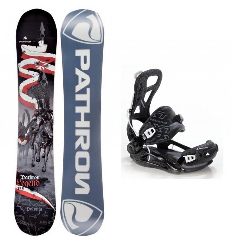 Pathron Legend snowboard + vázání Pathron Team XT fastec - 156 cm + L (EU 42-44)