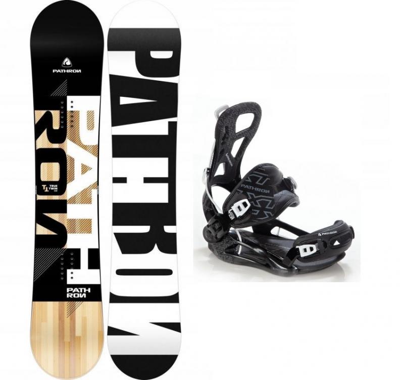 Pathron TT 2020 snowboard + Pathron XT black snb vázání s fastec - 161 cm + L (EU 42-44)