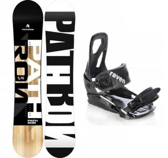 Pathron TT 2020 snowboard + Raven S200 black vázání - 161 cm + S/M (EU 37-41)