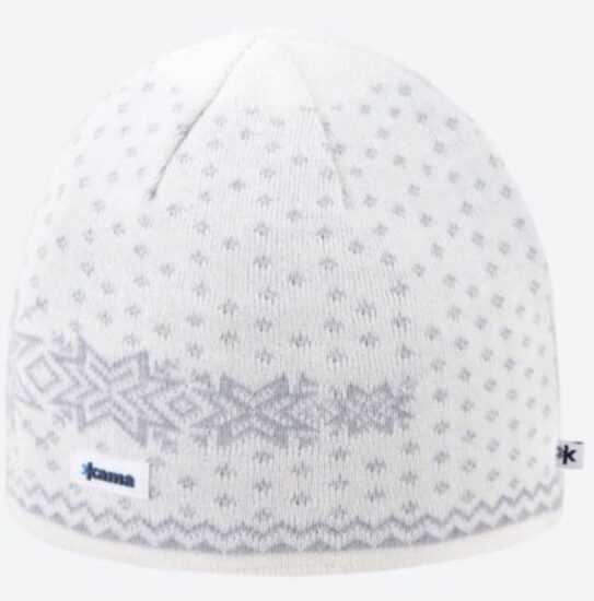 Pletená Merino čepice Kama A128 101 přírodně bílá